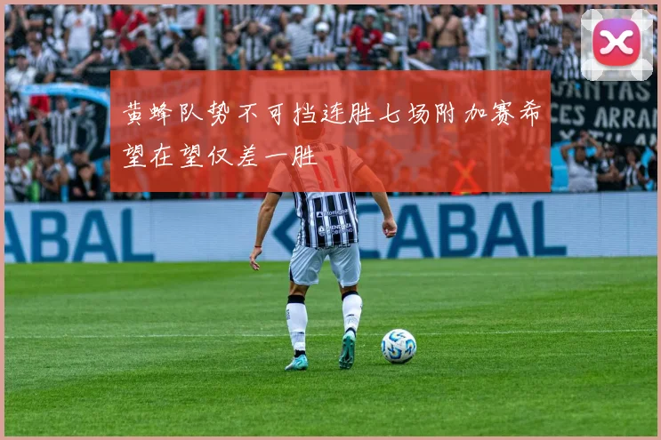 黄蜂队势不可挡连胜七场附加赛希望在望仅差一胜